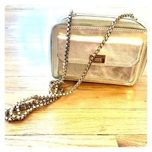 Anine Bing gold bag